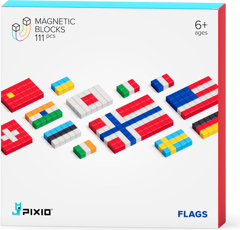 Pixio Flags Magnetic Blocks Obrázek produktu 