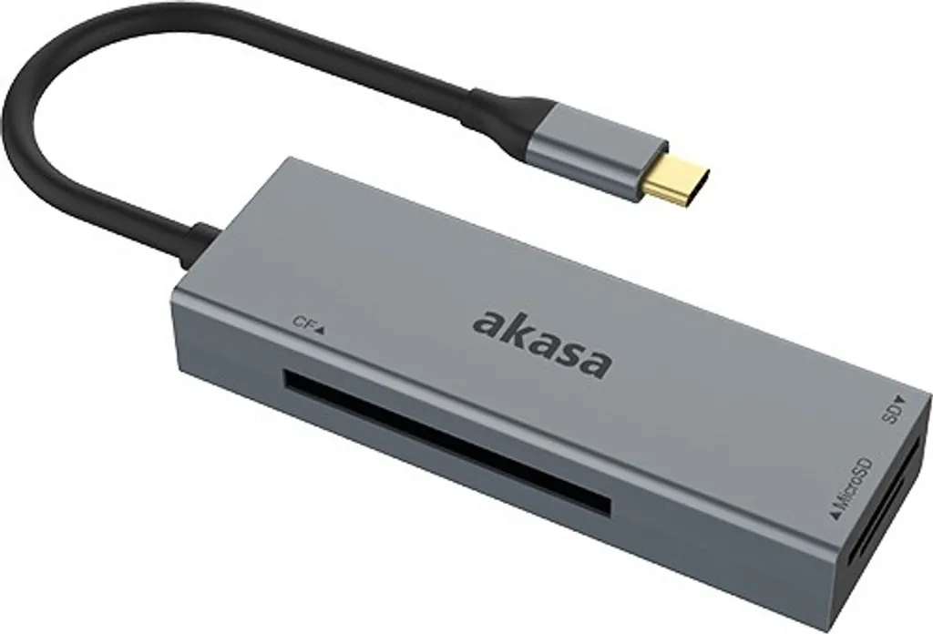Akasa Card Reader USB-C 3.2: Il Migliore per Workflow Foto e Video 4K
