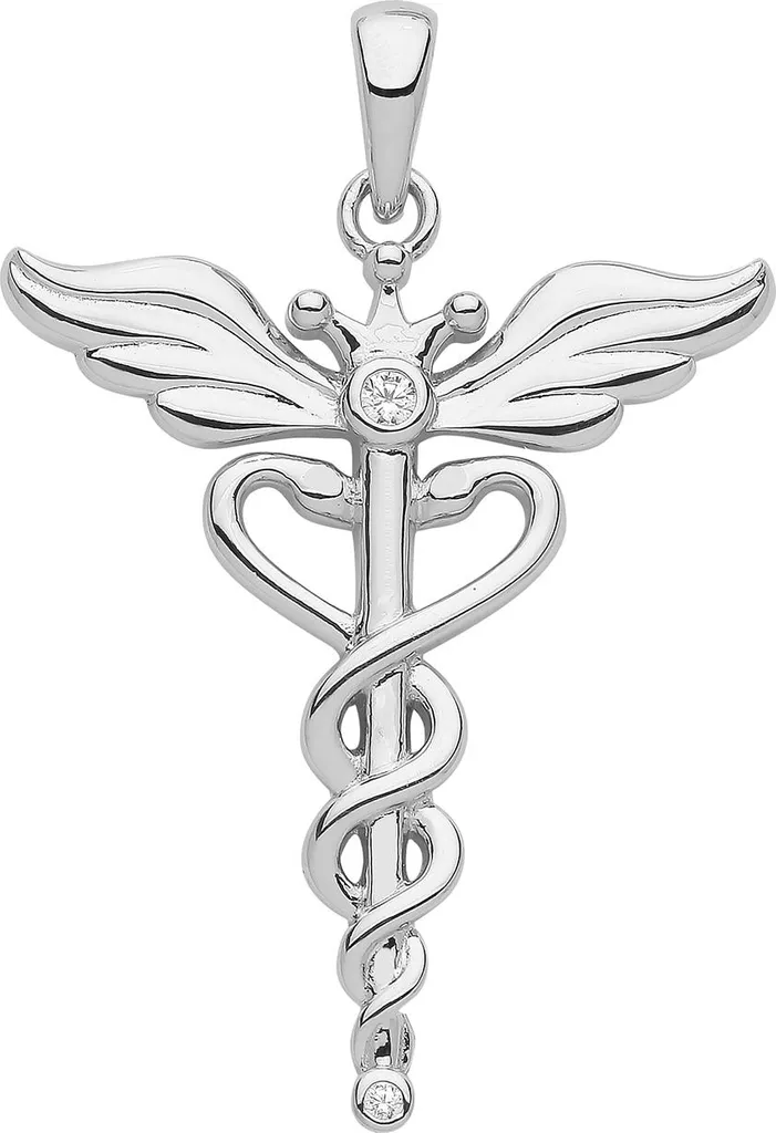 Pendentif Argent 925 pour Femme avec Zirconium Brillant Style Chic
