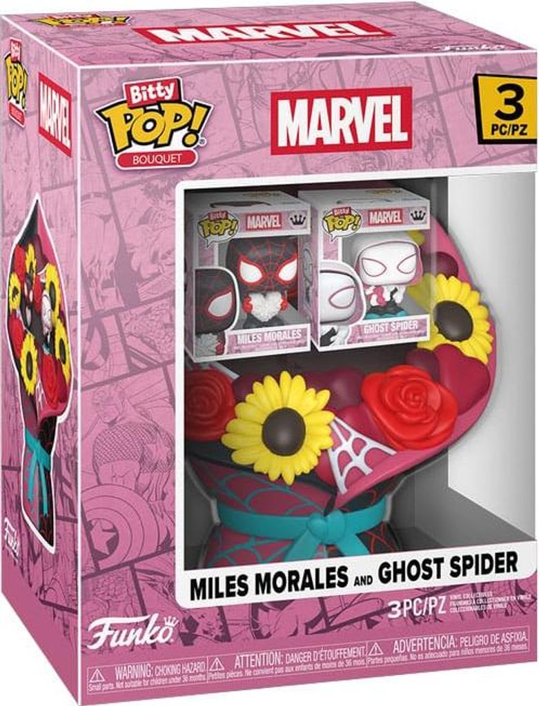 Figurka Funko POP Marvel 3pack Spiderman Miles Morales Zdjęcie produktu 