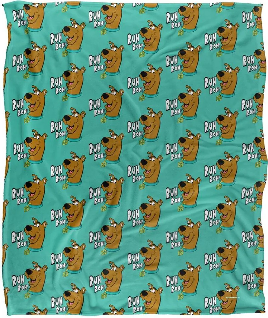 Couverture Scooby-Doo TV18525 Impression Répétée en Taille Unique