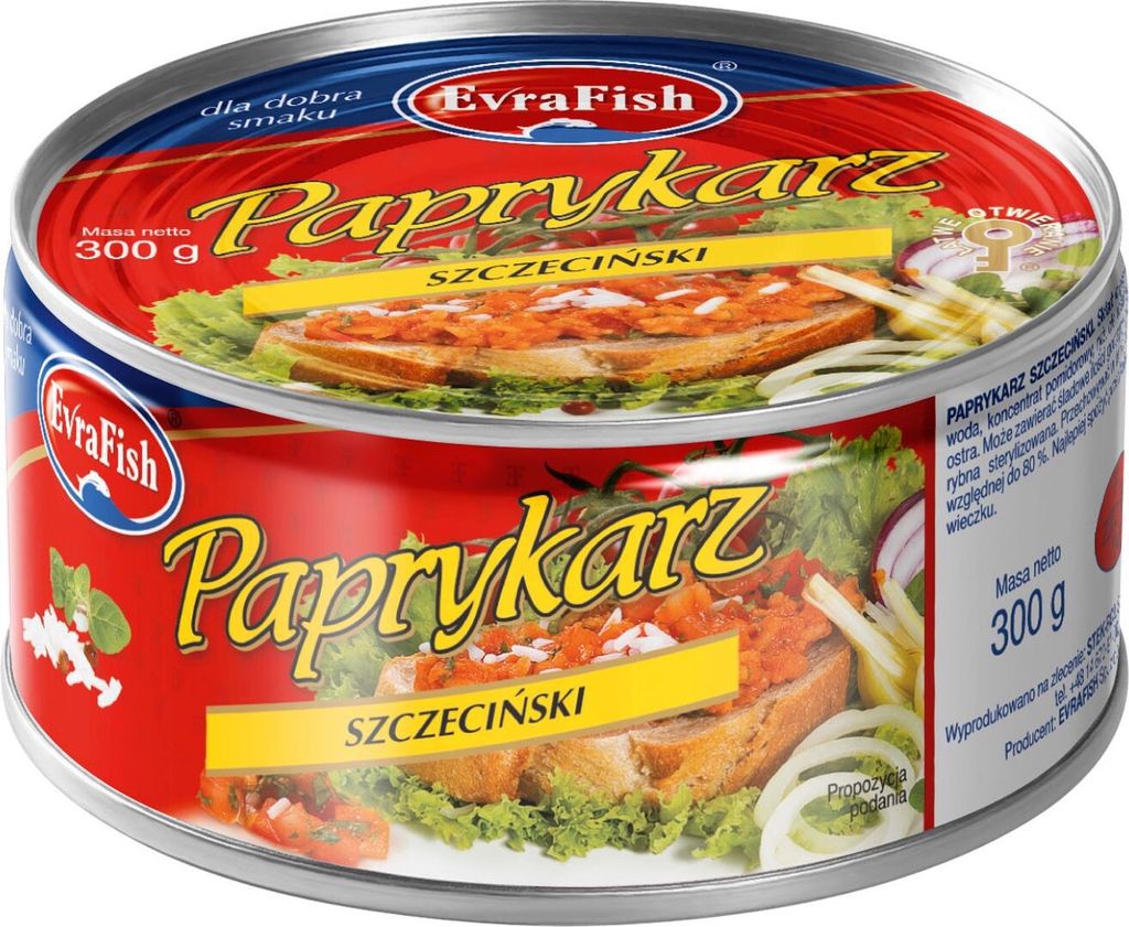 EVRAFISH paprykarz szczeciński 300 g Zdjęcie produktu 