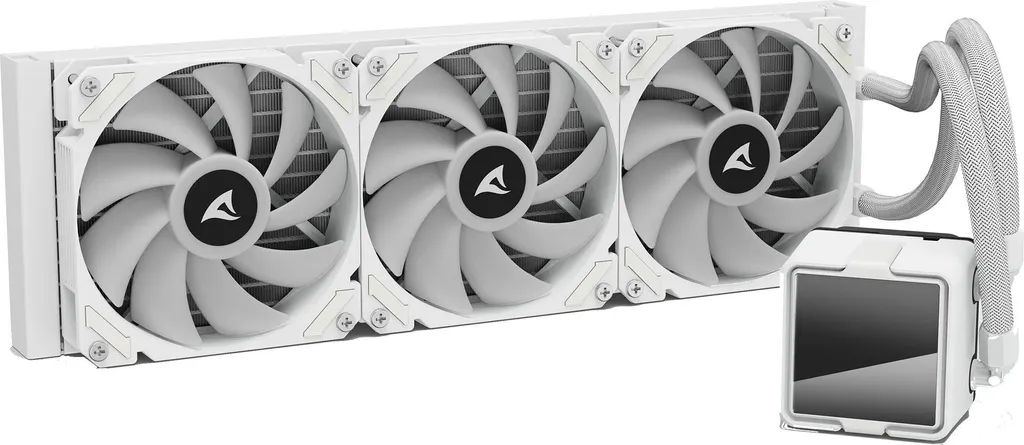 Sharkoon S60 ARGB blanc : Boîtier PC ATX compact avec éclairage intégré - 3