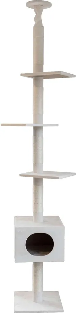 Griffoir géant pour chat Ferdi blanc réglable en hauteur 240-260 cm