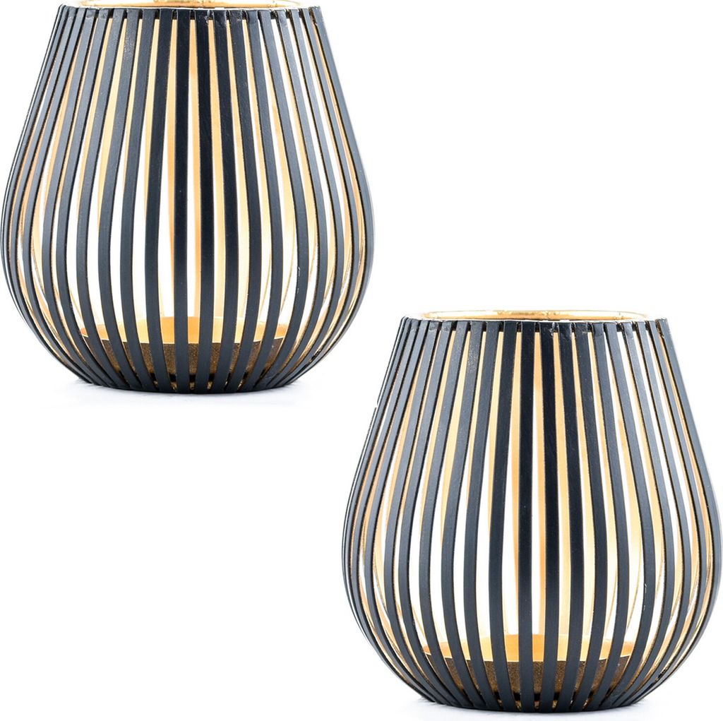 2er Set Windlicht Amunda Skandinavisches Design | Produktbild 