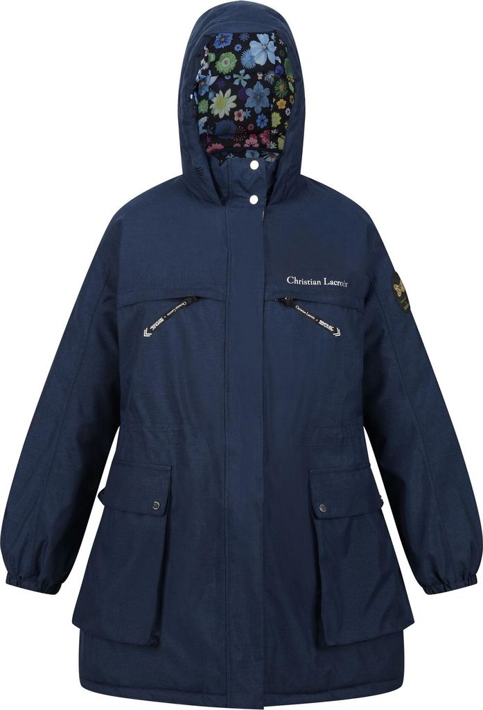 Regatta - "Christian Lacroix Cailar" Jacke, wasserfest für Damen RG9387 (40 DE) (Marineblau meliert)