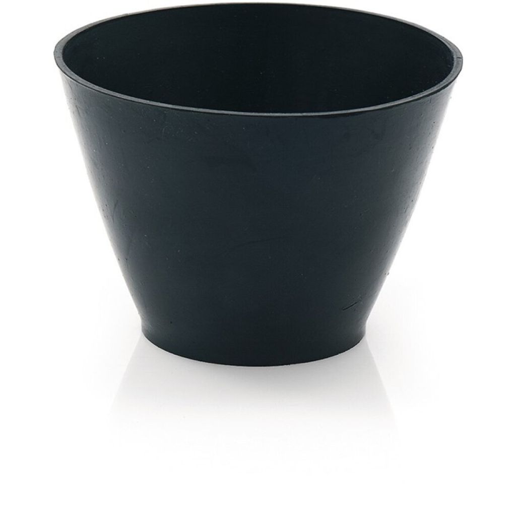 Gipsbecher H.130mm D.oben:125/unten:90mm kon.f.Nitrolacke geeignet TPE schwarz