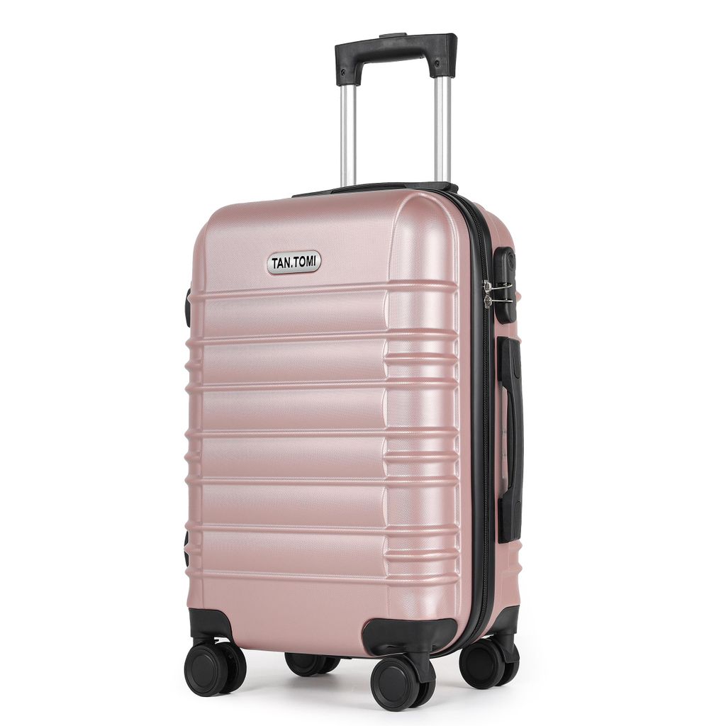 Hartschalen-Trolley Reisekoffer Trolley Großer Koffer Handgepäck Hartschale aus ABS Trolley Handgepäck Kapazität mit 4 Rollen und Zahlenschloss