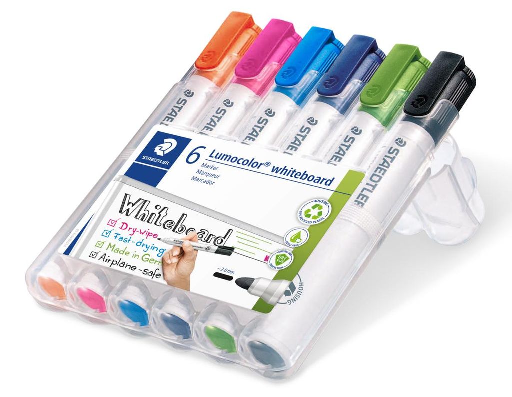 STAEDTLER Lumocolor 351 Whiteboard-Marker mit Rundspitze Produktbild 