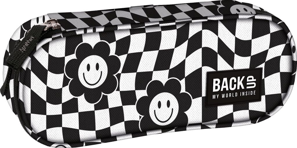 BackUp, Piórnik szkolny Happy Face, 1 sztuka Zdjęcie produktu 