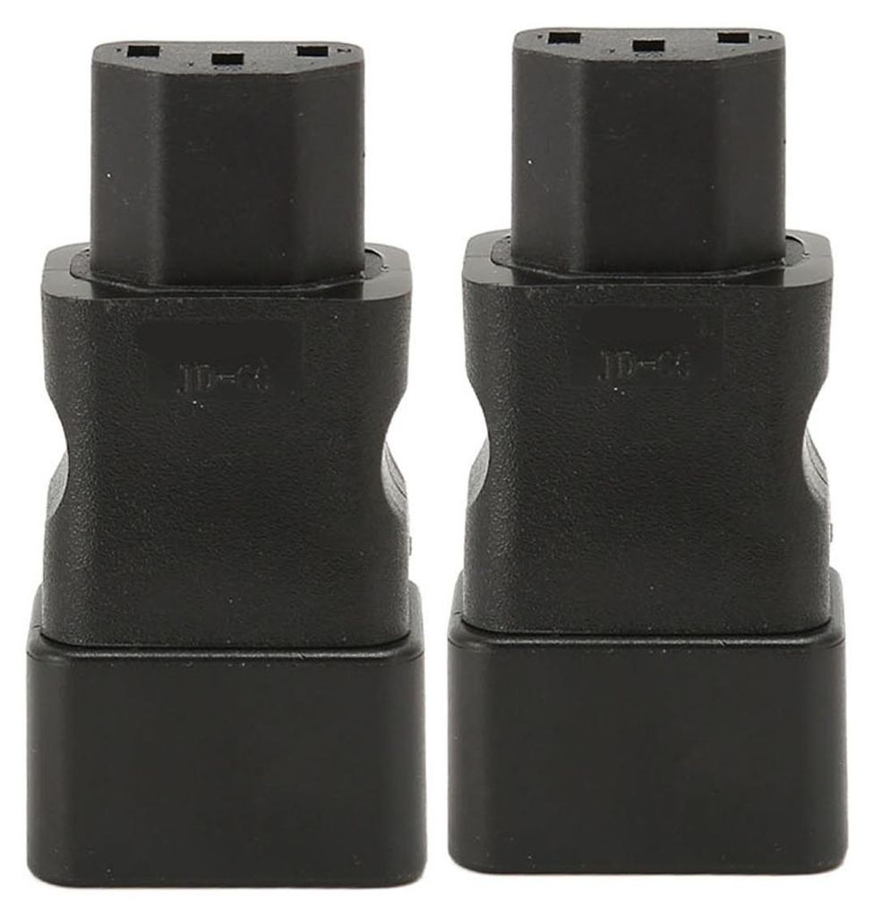 2PCS IEC320 C20 auf C13 Netzteil Plug and Play-Buchse für USV-PDU-Server-USVs