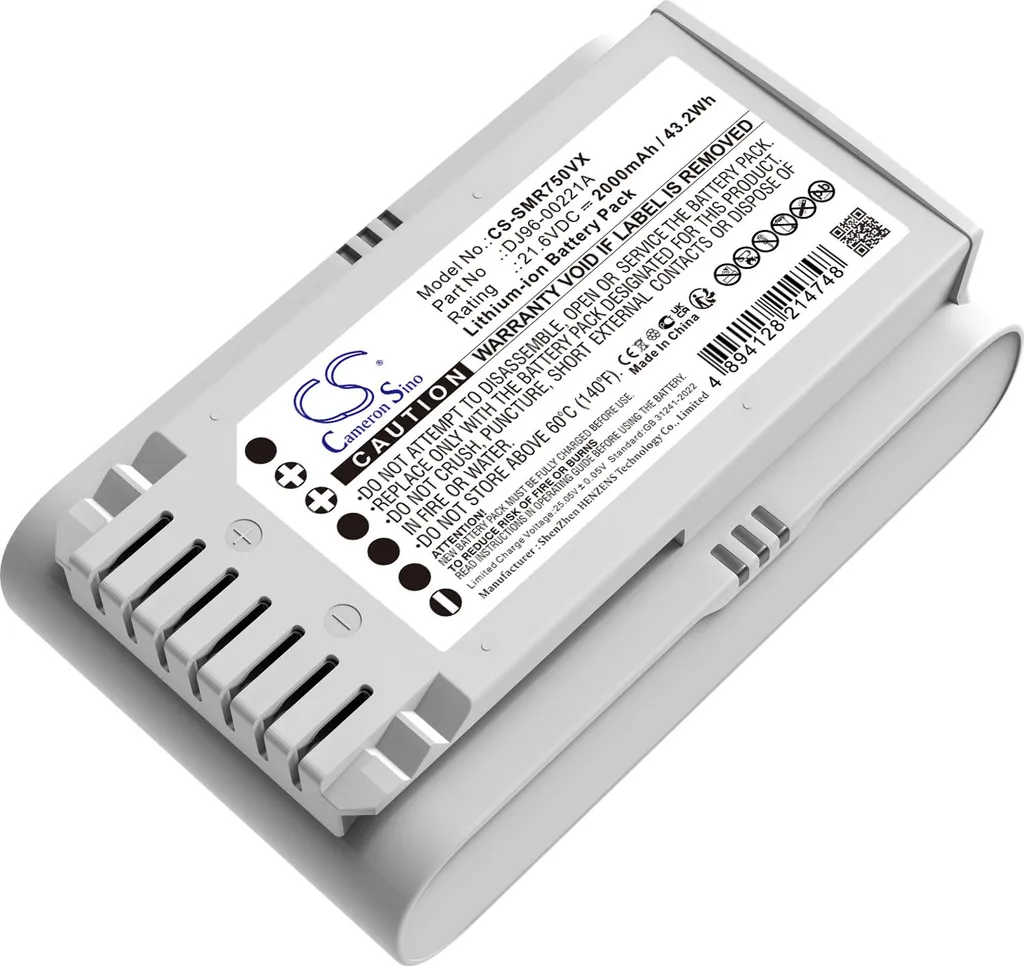 Batterie de Rechange pour Samsung Jet 70 Light et Jet 75 Multi VS20T