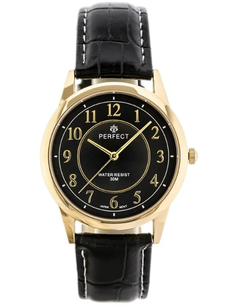 Montre-bracelet analogique pour homme avec cadran rond et bracelet métal