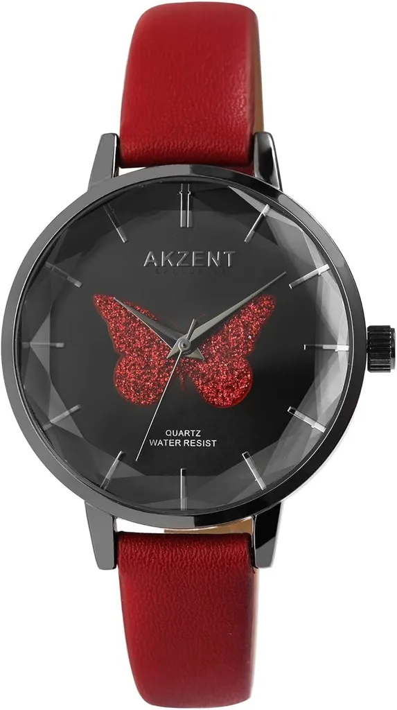 Orologio Donna Scintillante Glitter - Movimento Quarzo e Ecopelle