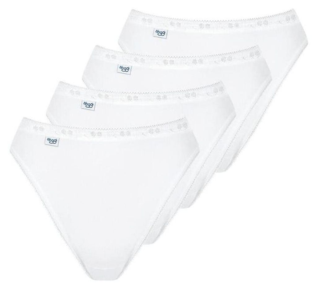 Sloggi Damen Unterhose Basic+ Tai , 4-Pack, 42, Weiß Produktbild 