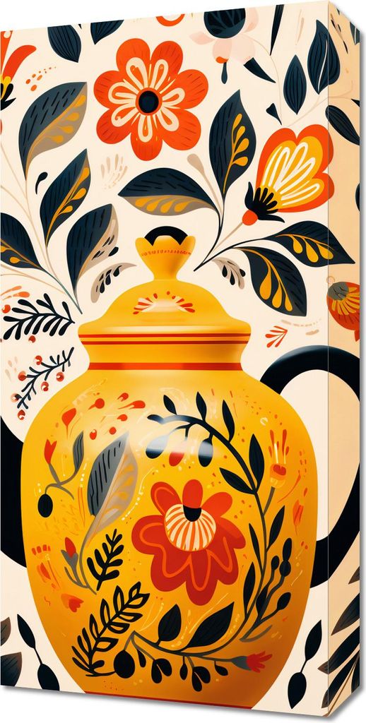 Bild 30x60cm Erinnerungen aus dem Teesalon