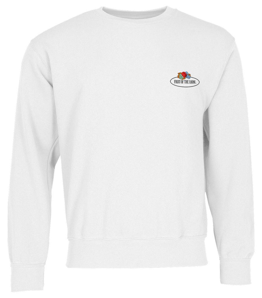 Fruit of the Loom Sweatshirt mit Vintage-Logo ,Farbe: weiß Produktbild 