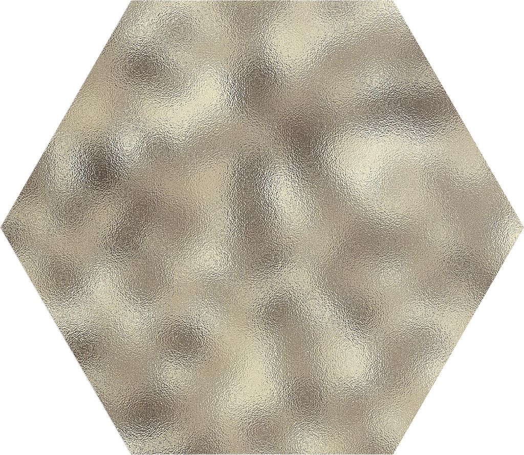 DEQORI Fototapete Sechseck 55x47,6 cm 'Wolkige Satinstruktur' Wand Tapete Sticker