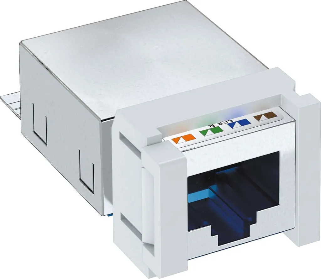 Module Blindé CAT 6 ASM-C6 GS OBO Bettermann à Fixation Snap-In Rapide