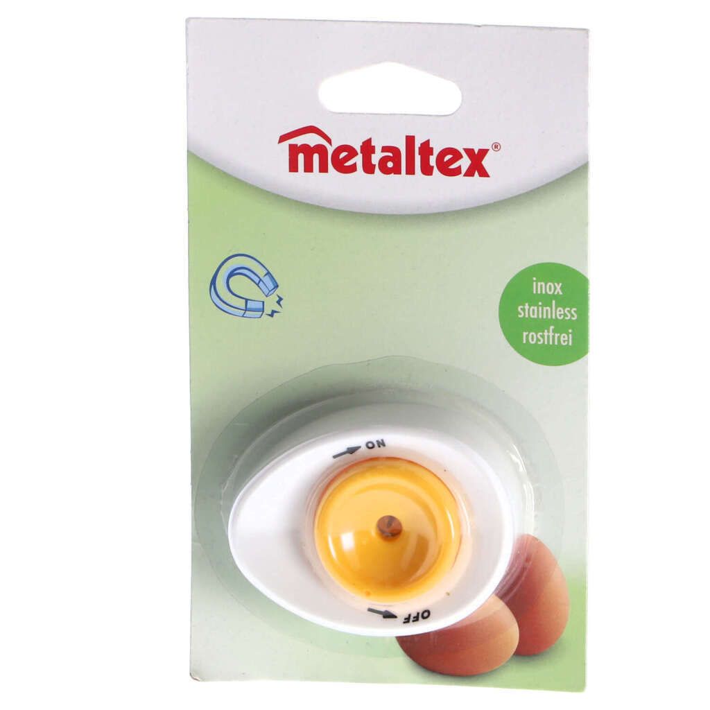 Pique-œufs Metaltex Blanc/Jaune Image du produit 