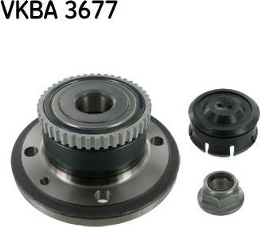 Kit Roulement de Roue Intégré pour Renault Kangoo et Nissan Kubistar SKF
