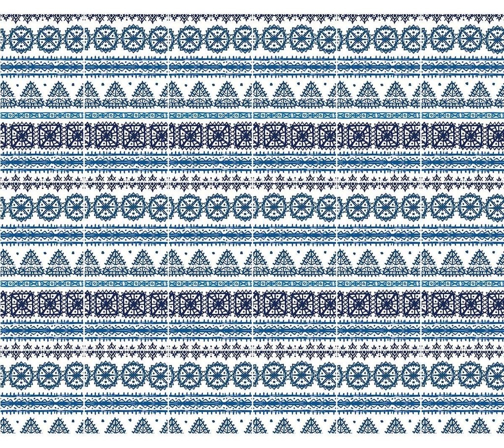Wandfliesenaufkleber für Küche und Bad – 30 ethnische Zementfliesenaufkleber im Kapstadt-Stil – 30 Aufkleber, 15 x 15 cm