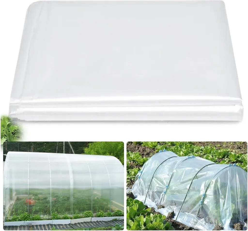 Bâche pour serre tunnel 2x3m verte | Film de protection de jardinage