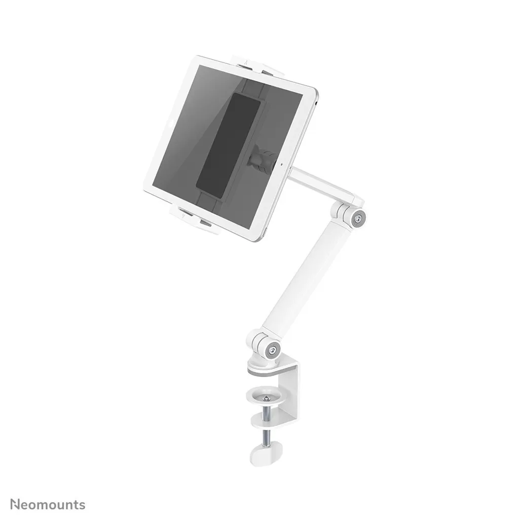 Évitez les Douleurs de Cou avec le Support Tablette Neomounts TPZ Blanc