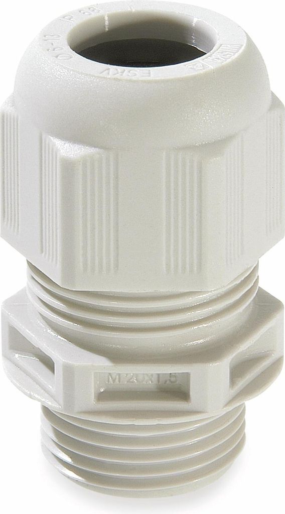 WISKA Kabelverschraubung, 10066410, ESKV 12, M 12x1,5, metrisch, Lichtgrau