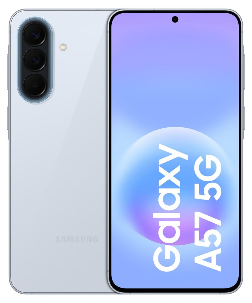 Samsung Galaxy A57 256GB, 8GB RAM, Awesome Icyblue, A576B, Produktbild 