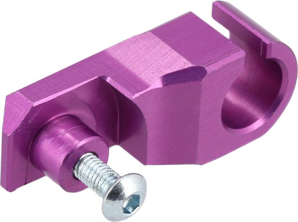 CNC Zwischenstück Distanzhalter Bowdenzug Spezial M8 OTJ, Violett