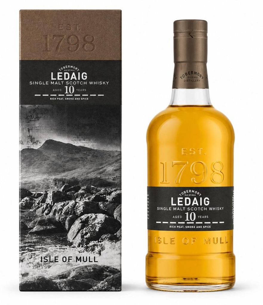 Ledaig 10 Jahre, Single Malt Scotch Whisky, 40% Vol. 0,7 l
