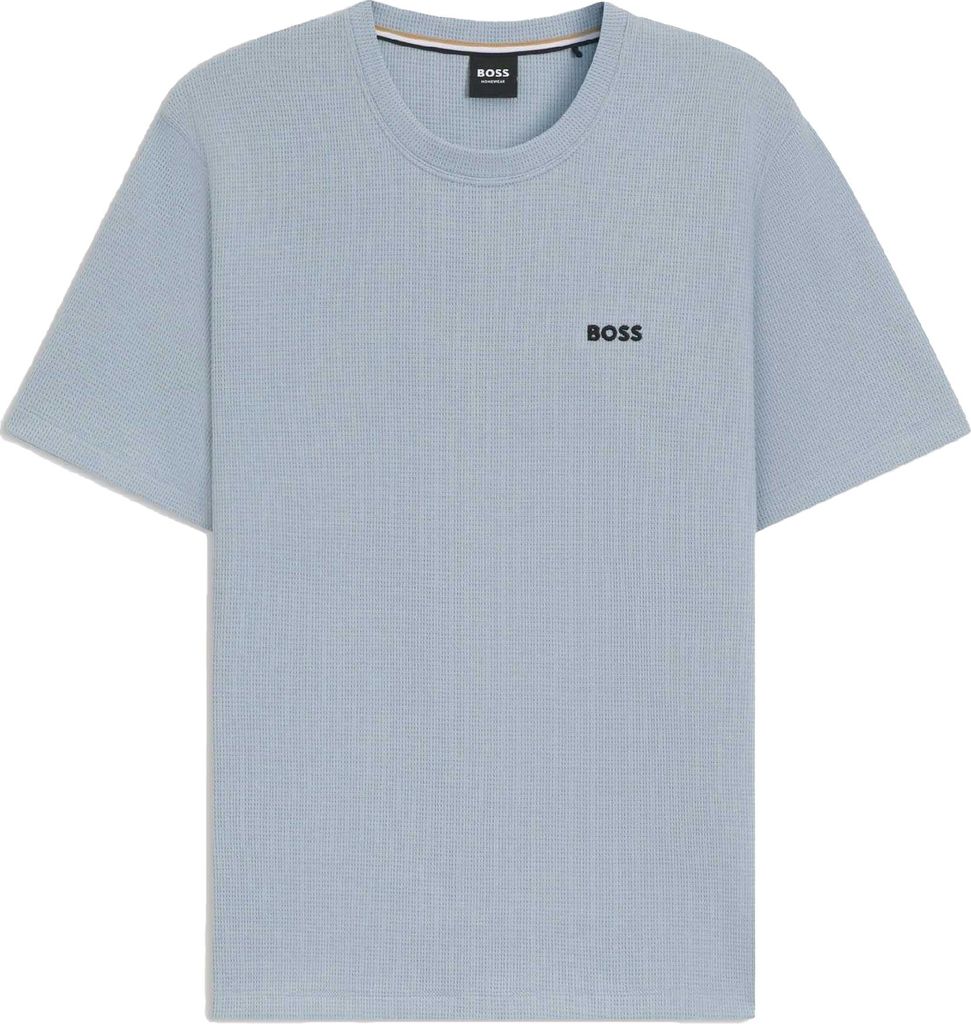 Boss - Schlafanzug-Oberteil für Herren, Waffelstrick GT10743 (S) (Blau)