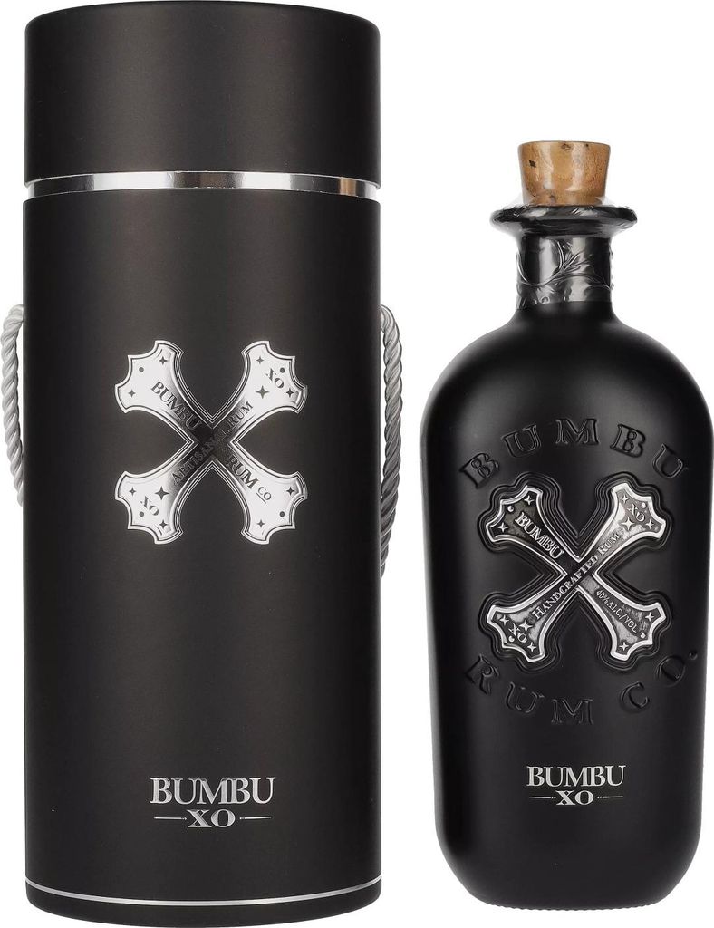 Bumbu XO Handcrafted Rum Gift Set Limited Edition 40% Vol. 0,7l in Geschenkbox