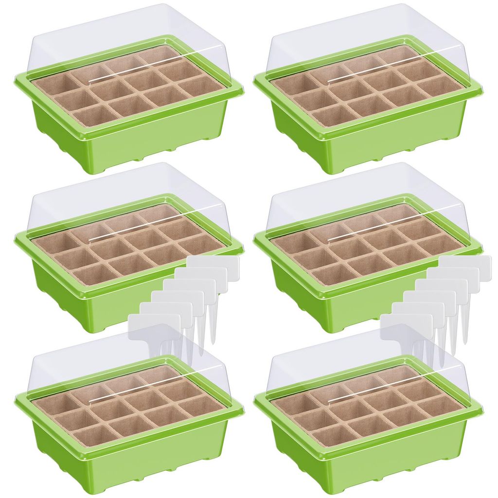 WELLGRO Mini Gewächshaus inkl. 6 Pflanzschilder - für bis Produktbild 