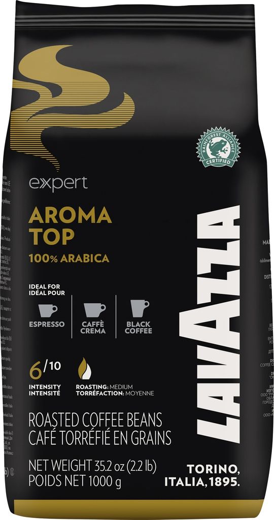Lavazza Aroma Top, 1 kg, Americano, Cappuccino, Kaffee, Produktbild 