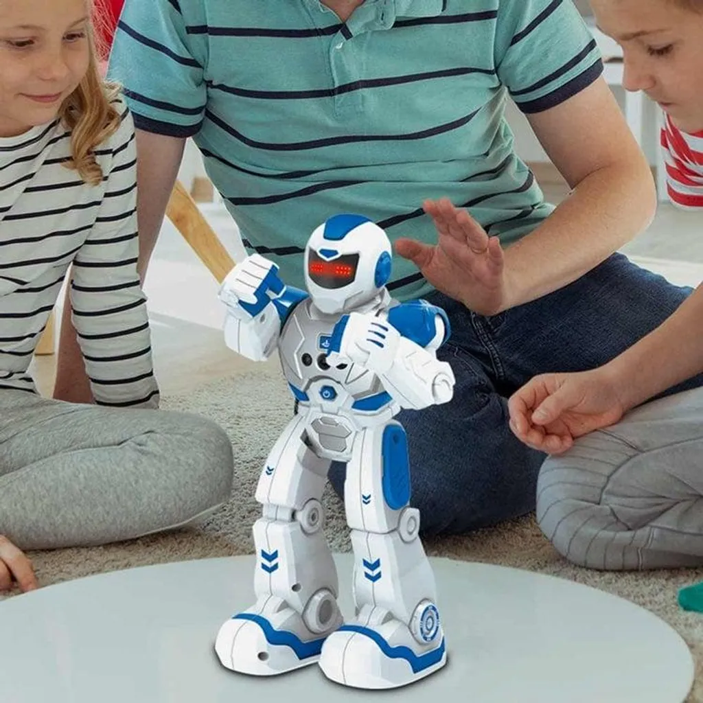 Robot intelligent programmable RED5 à détection de gestes et sons futuristes