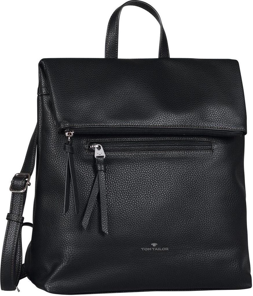 Tom Tailor Tinna Backpack Damen City Rucksack Daypack 24410, Farbe:Black
