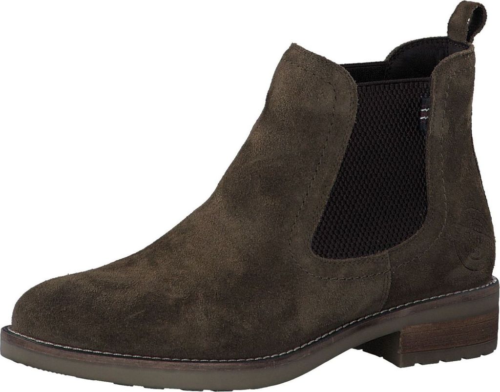 s.Oliver Stiefelette Stiefelette Veloursleder