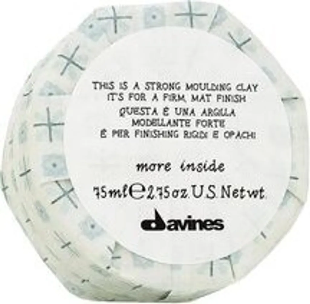 More Inside Strong Moulding Clay Davines pâte argile fixation forte 75ml