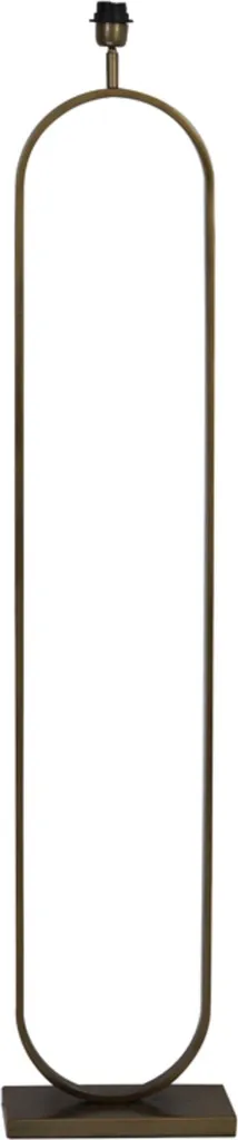 Lampadaire doré Jamiri en métal style moderne avec douille E27 ornée