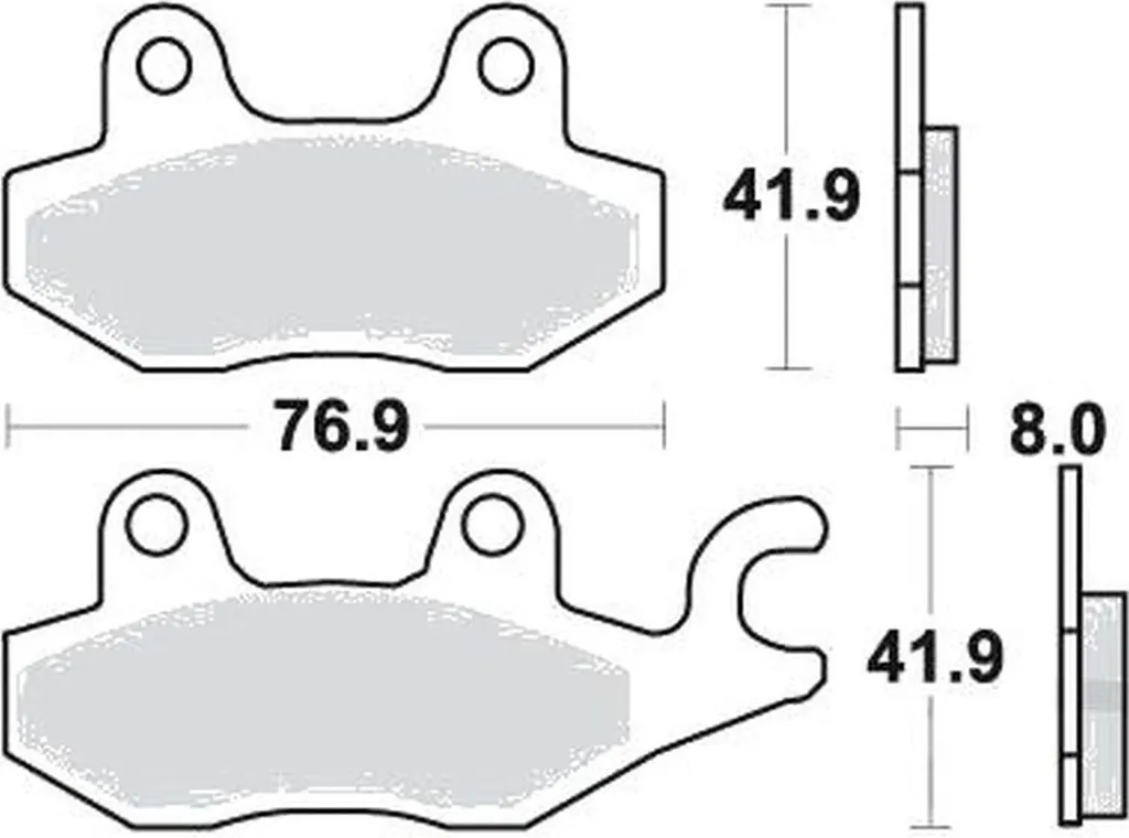 Plaquettes de Frein Avant pour Entretien Hyosung MS3 250 F i 2008-2010