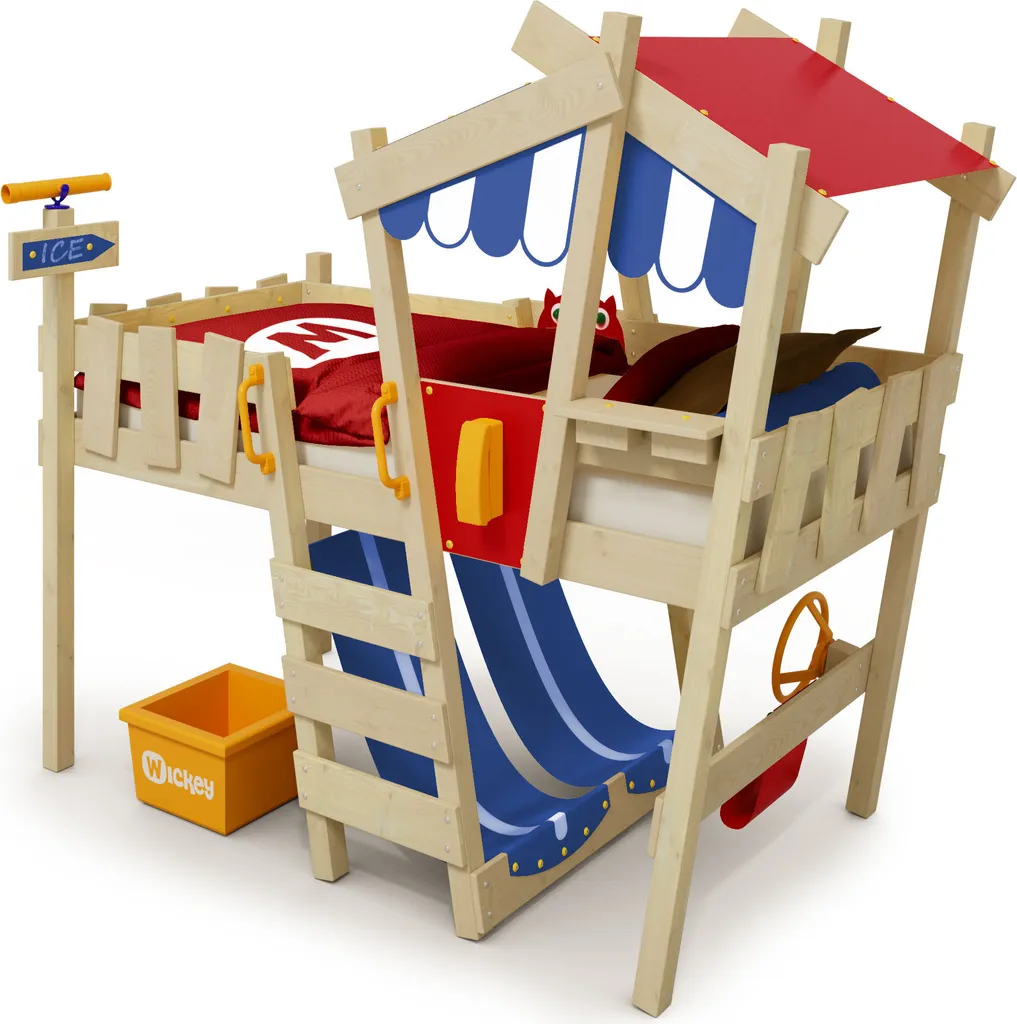 Lit enfant sécurisé 90x200 pour libérer de l'espace dans la chambre