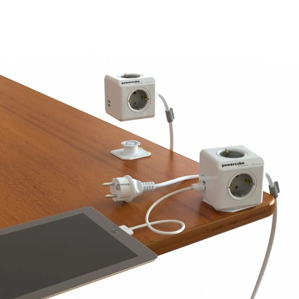 Multi-presa Allocacoc PowerCube 10435/DEEUAC con USB-C e Dock - 8