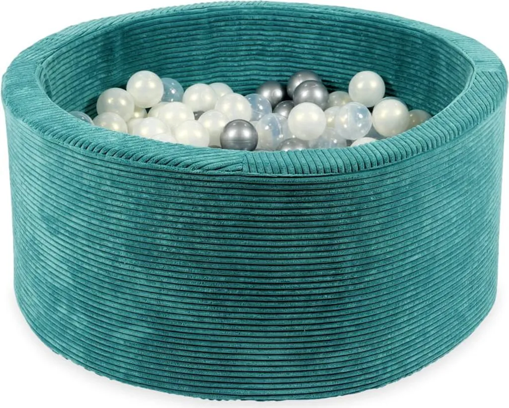 Piscine à balles turquoise 90 cm : jeu d'éveil et motricité à la maison