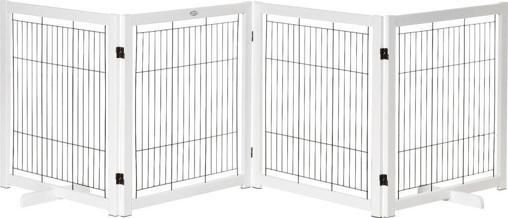 PawHut Dog Barrier, wolnostojąca bramka ochronna z nóżkami, Zdjęcie produktu 