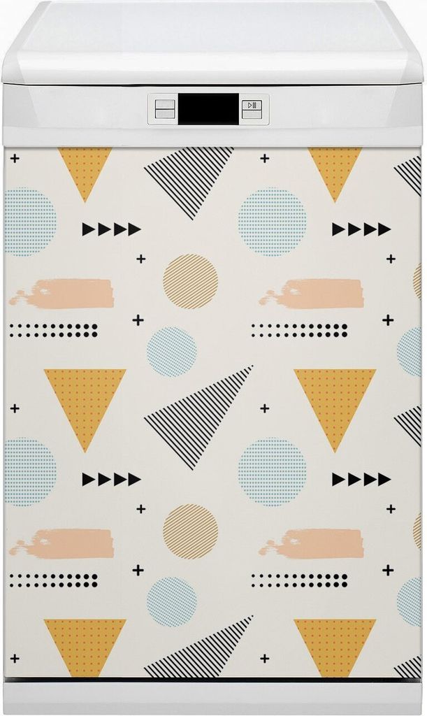 Küche Dekorative Magnete Magnet Folie für Geschirrspüler 45x80 cm - Colourphul -Form