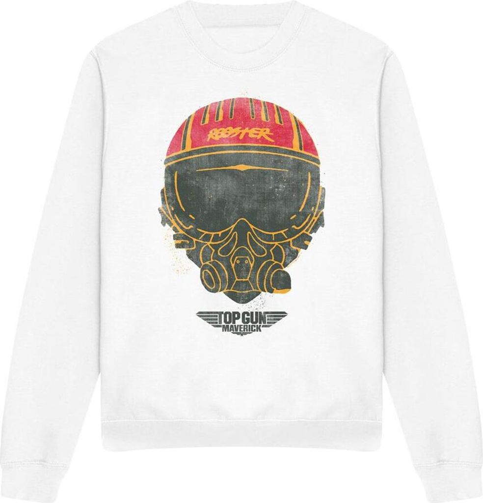 Top Gun - "Rooster" Sweatshirt für Herren/Damen Uni TV12975 (L) (Weiß)