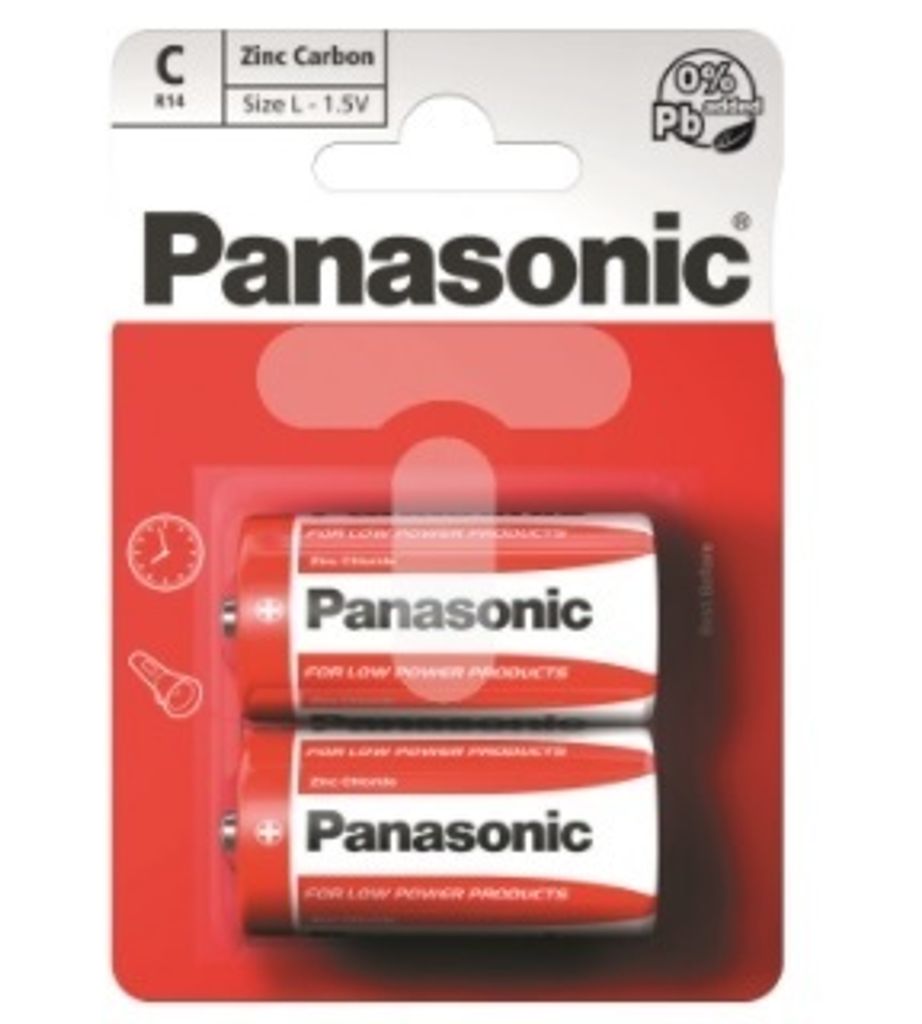Panasonic, R14, Bateria, 2 sztuki Zdjęcie produktu 