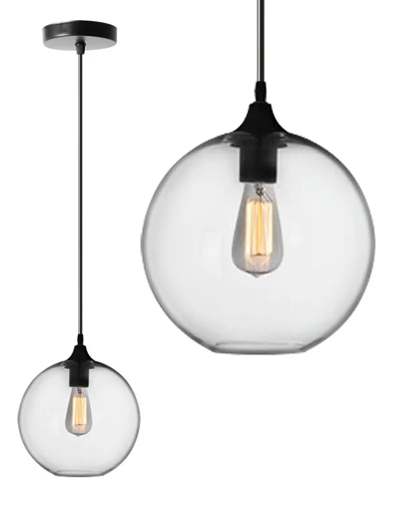 Lampe Suspendue Toolight APP311-1CP Black, Luminaire Plafond Design